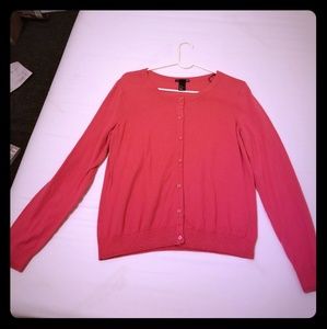 Pink cardigan